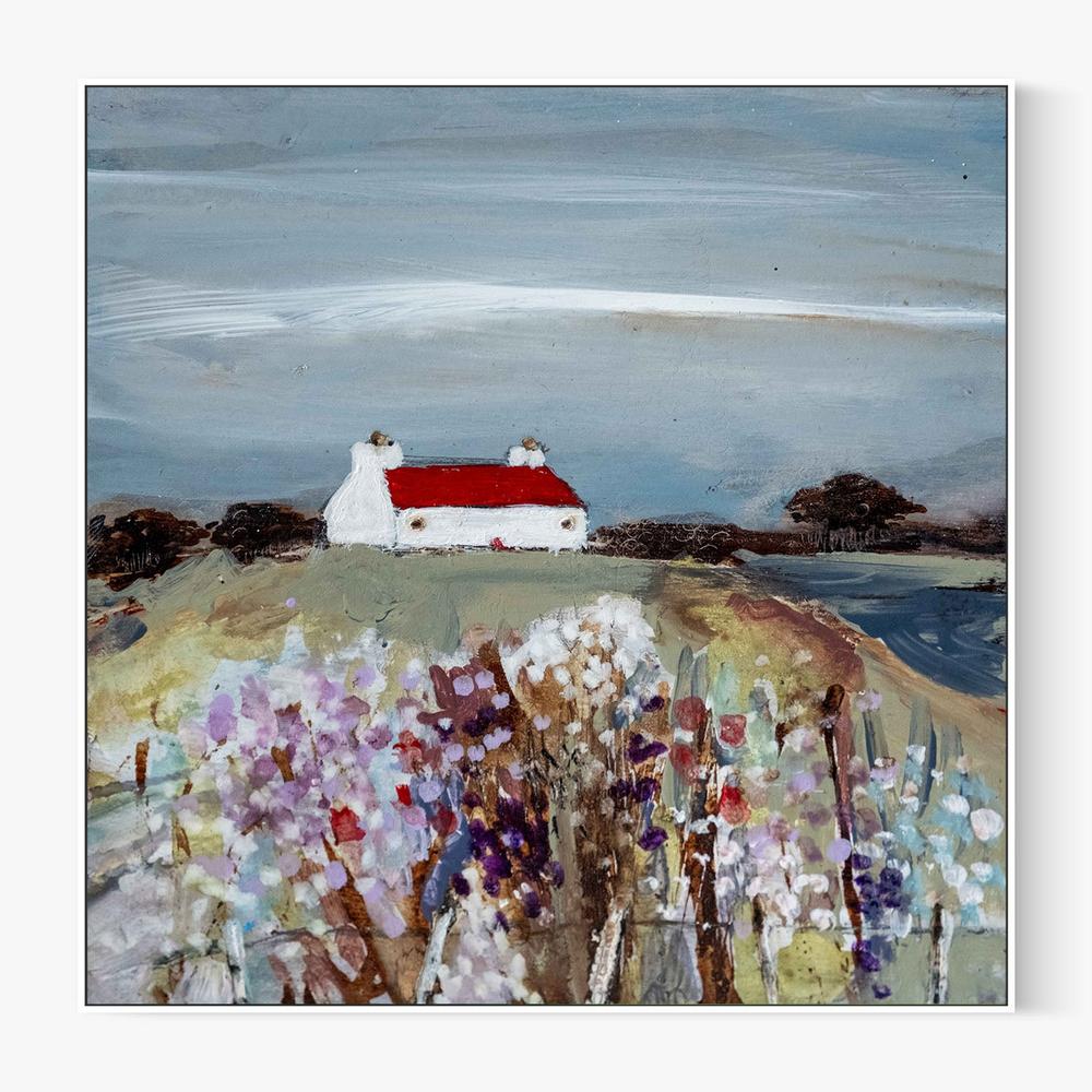 Wildflower Meadow, Style B-by-Louise O'Hara-wall-art-print-canvas-poster-framed-Gioia