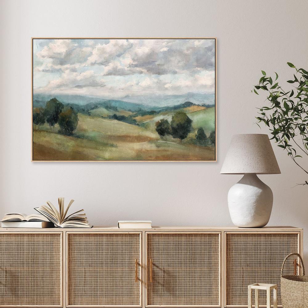 Woven Fields, Style A-by-Nina Blue-wall-art-print-canvas-poster-framed-Gioia