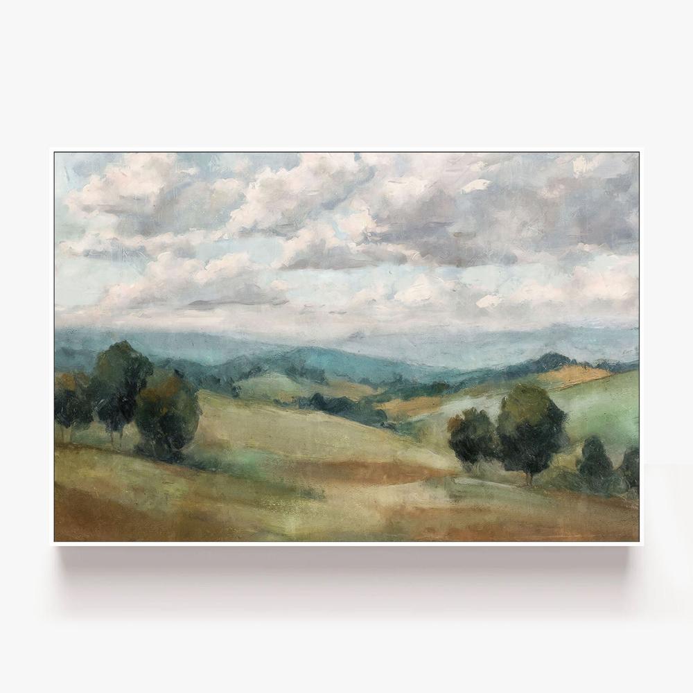 Woven Fields, Style A-by-Nina Blue-wall-art-print-canvas-poster-framed-Gioia