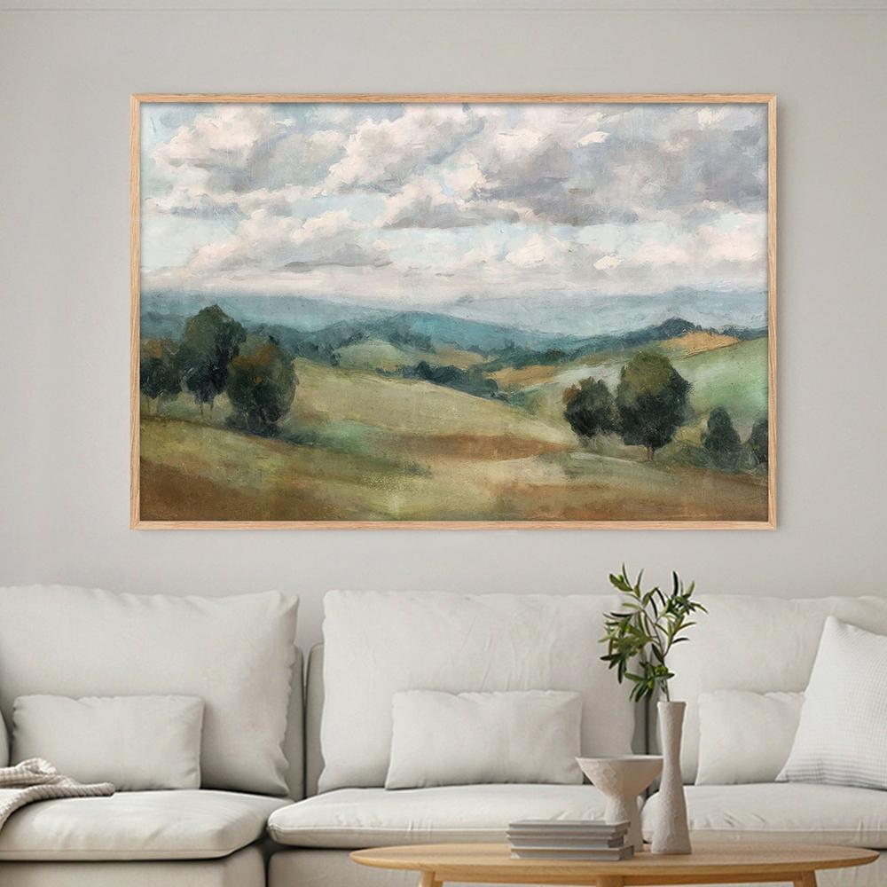 Woven Fields, Style A-by-Nina Blue-wall-art-print-canvas-poster-framed-Gioia