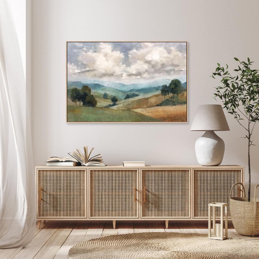 Woven Fields, Style B-by-Nina Blue-wall-art-print-canvas-poster-framed-Gioia