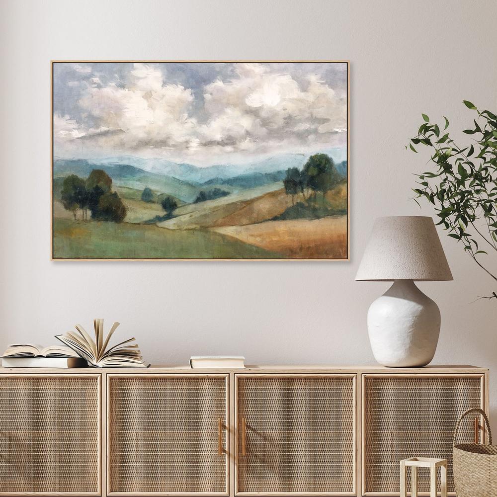Woven Fields, Style B-by-Nina Blue-wall-art-print-canvas-poster-framed-Gioia