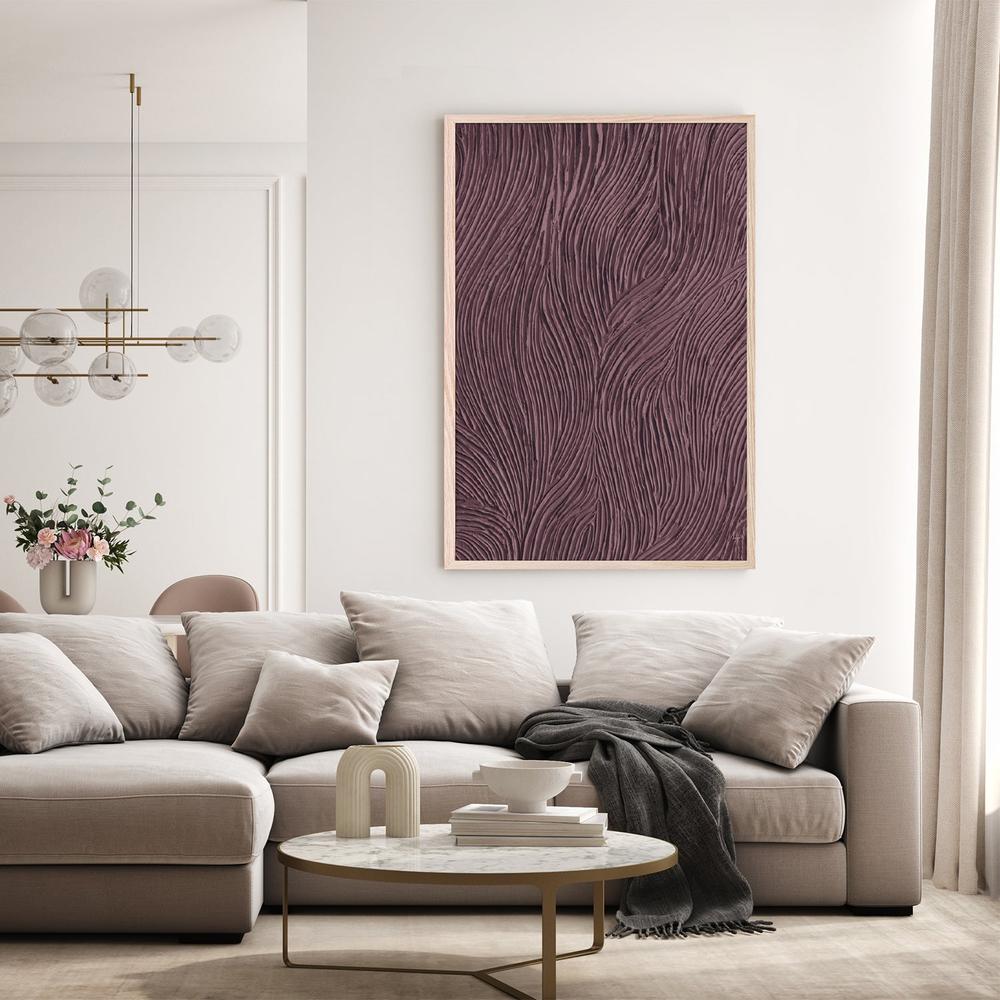 Zen Garden Plum-by-Sarah Adams-wall-art-print-canvas-poster-framed-Gioia